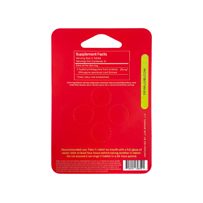 Jubi 4ct 7OH Chewable Tabs Original 50mg Per Tablets - Seven Tech