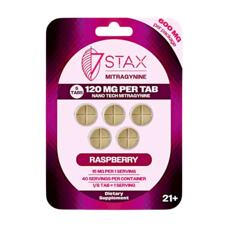 7Stax Nano Tech Mitragynine Tablets 5ct 120mg Per Tablet