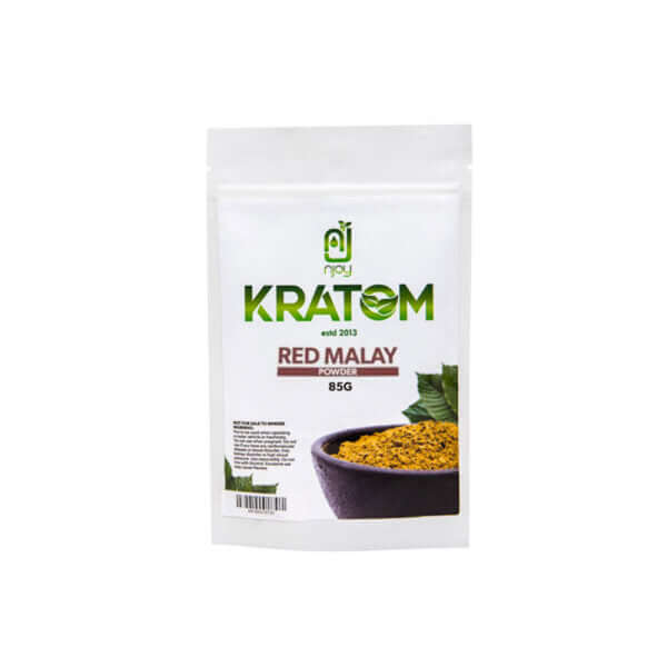 NJOY KRATOM POWDER 85G - MALAY RED VEIN - Seven Tech