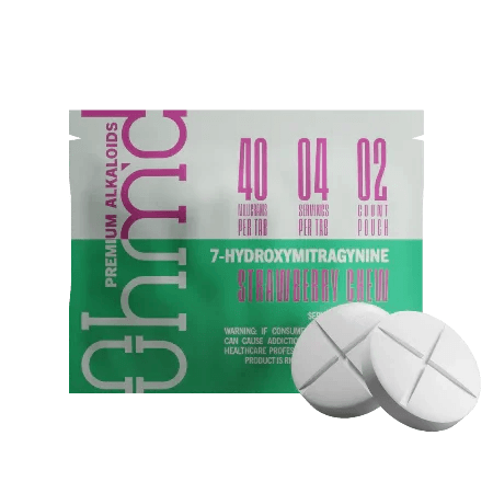 Ohm'd 2ct 7OH Chewable Tabs Strawberry Chew 40mg per Tablet - Seven Tech