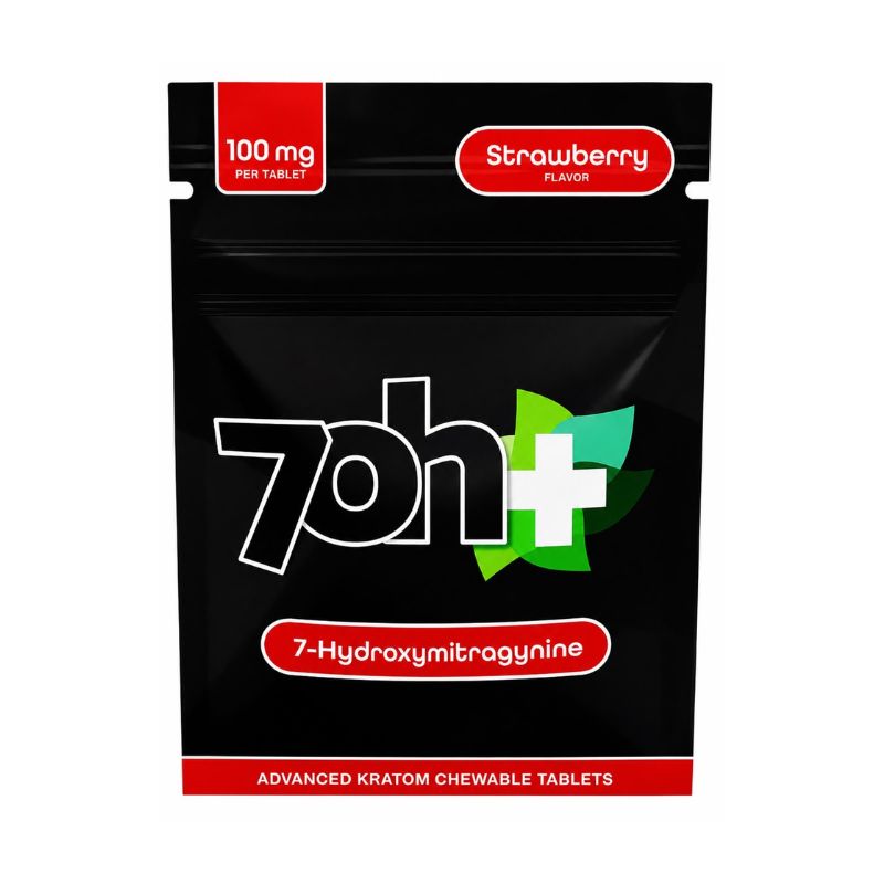 7OH Plus 7-Hydroxymitragymime Chewable Tablets 100mg Per Tablet