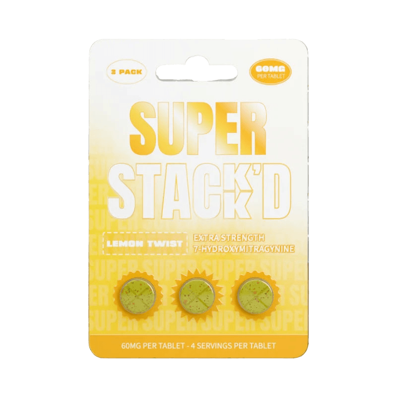 Super Stack’d 3ct 7OH Lemon Twist 60mg Per Tablet - Seven Tech
