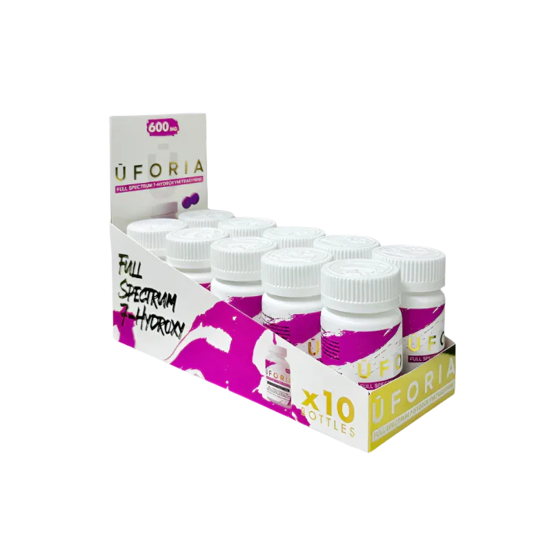 Uforia 30ct 7-OH Full Spectrum Tabs Pink 20mg Per Tablet - Seven Tech