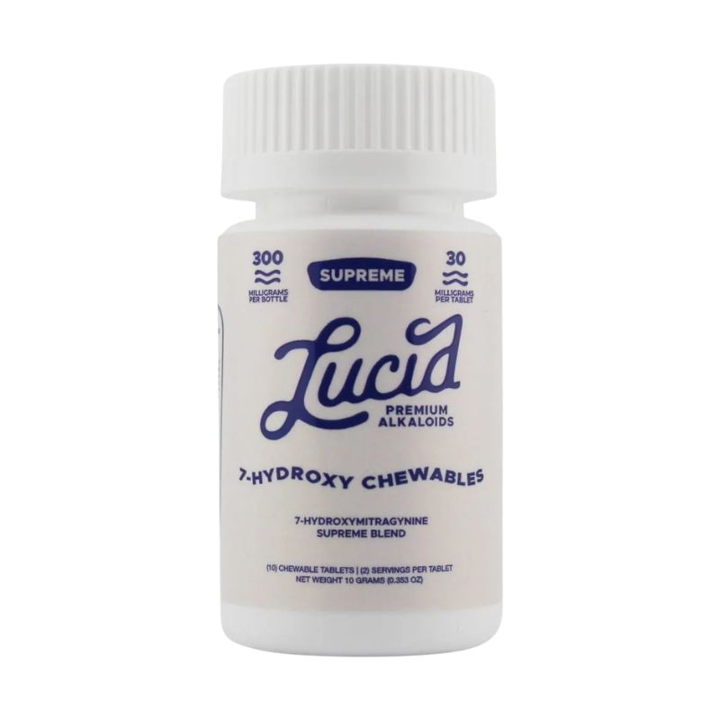 Lucid Supreme Blend 7-Hydroxymitragynine Chewable Tablets 10ct 30mg Per Tablet