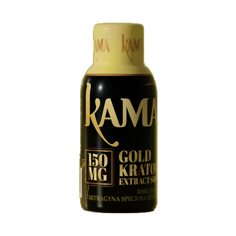 KAMA MITRAGYNINE Liquid Gold Kratom Extract Shot 150mg 1ct - Seven Tech