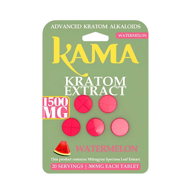 Kama Advanced Kratom Extract Alkaloids Tablets 5ct 300mg Per Tablet