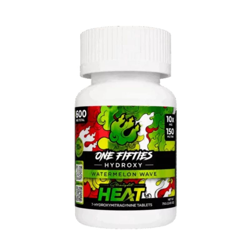 π Straight Heat One Fifties 7-Hydroxymitragynine Tablets 10ct 150mg Per Tablet (100% off)