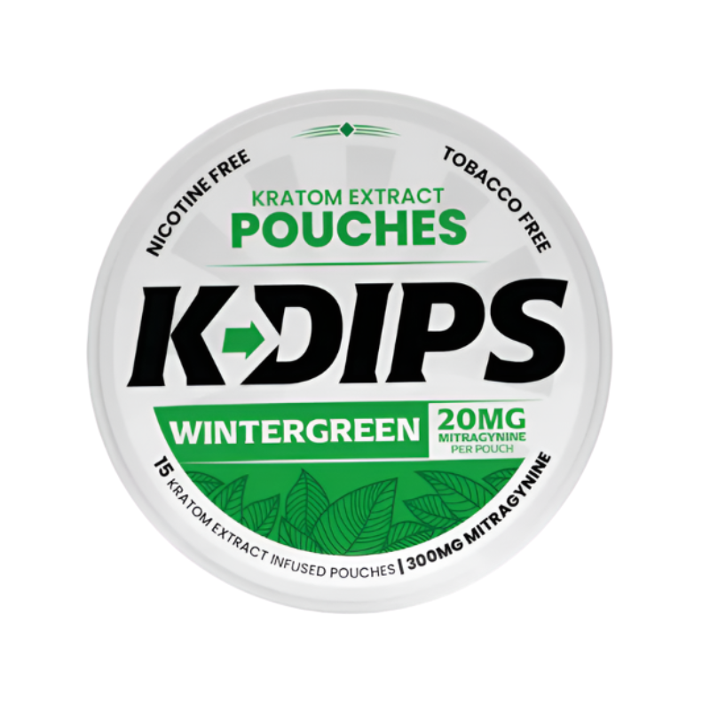 Happy Hippo K-Dips Kratom Extract Pouches 15ct 20mg