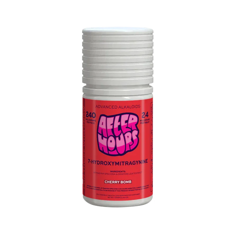After Hours 10ct 7OH Chewable Tabs Cherry Bomb 24mg per Tablet - Seven Tech