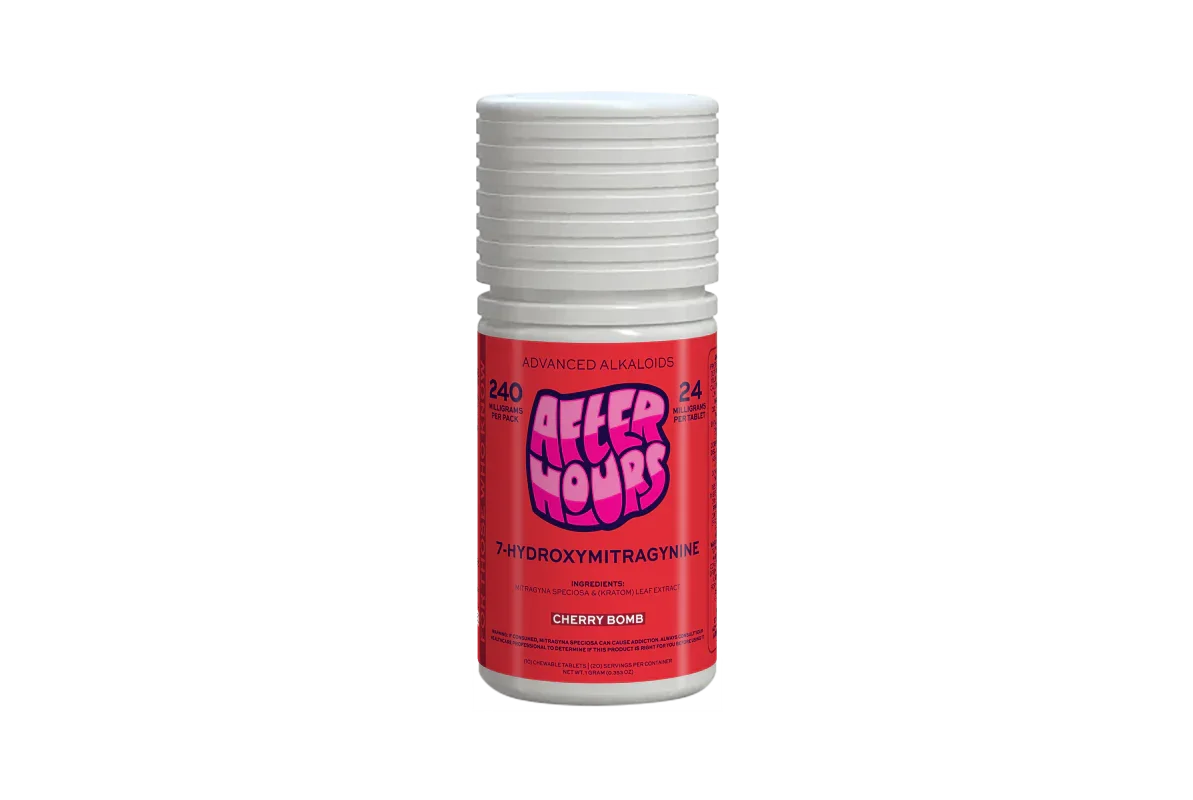 After Hours 10ct 7OH Chewable Tabs Cherry Bomb 24mg per Tablet - Seven Tech