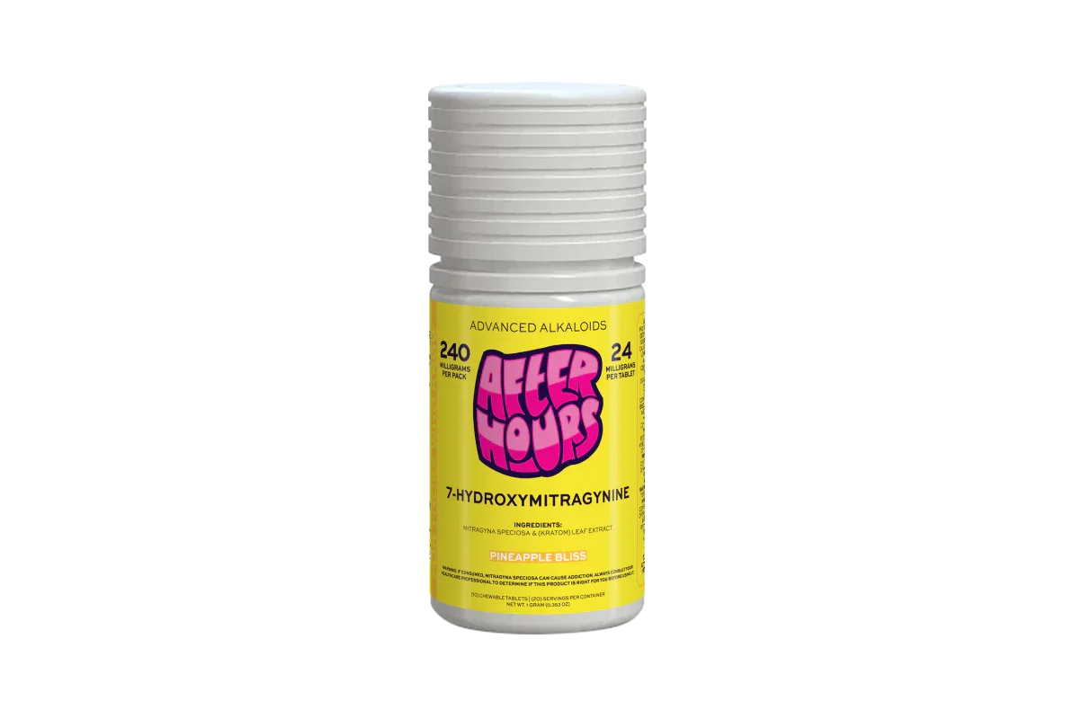 After Hours 10ct 7OH Chewable Tabs Pineapple Bliss 24mg per Tablet - Seven Tech