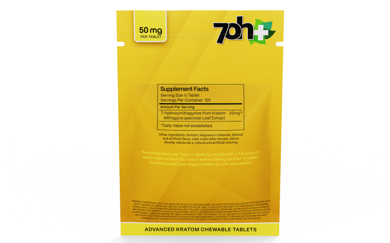 7OH Plus 7OH Flavored Chewable Tabs 50mg per Tablet - Seven Tech