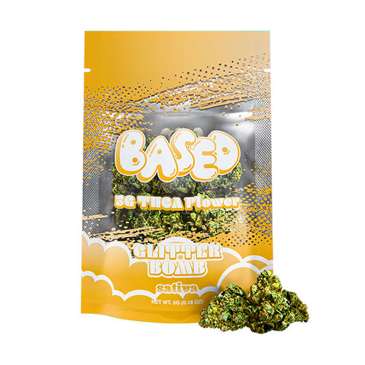 BASED 5G THCA FLOWER - GLITTER BOMB SATIVA - Seven Tech