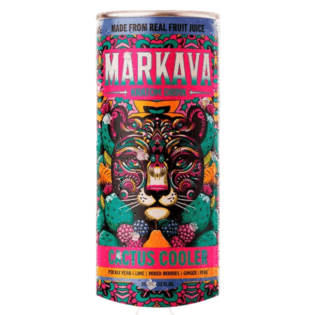 MARKAVA KRATOM DRINK 12OZ – CACTUS COOLER - Seven Tech