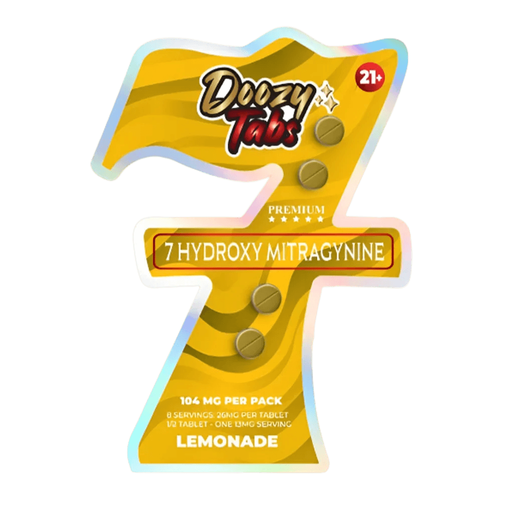 Doozy Tabs 4ct 7OH Chewable Tabs Lemonade 26mg per Tablet - Seven Tech