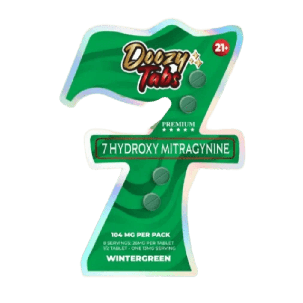 Doozy Tabs 4ct 7OH Chewable Tabs Wintergreen 26mg per Tablet - Seven Tech