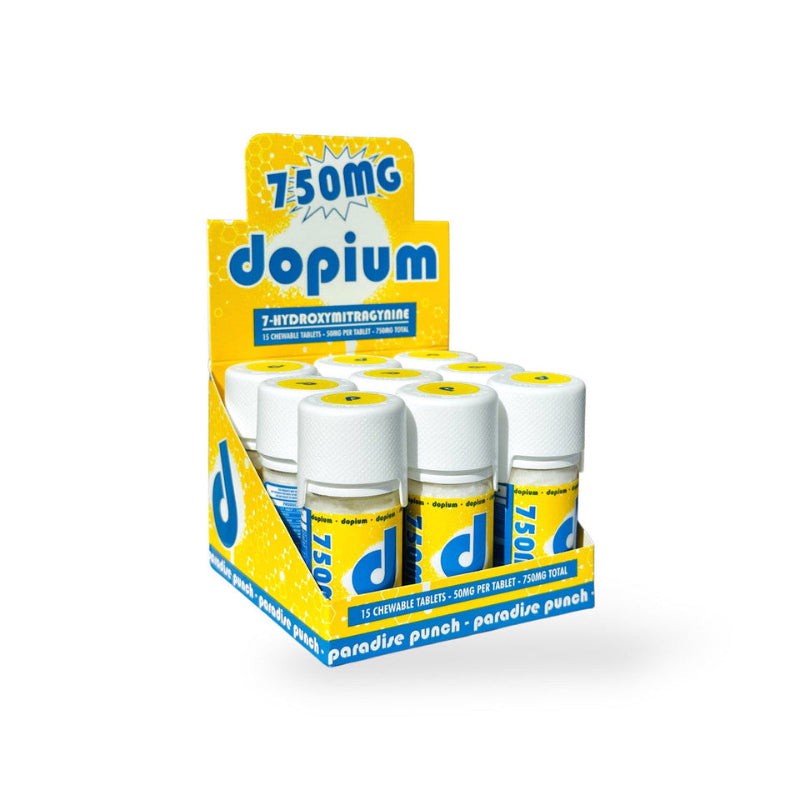 DOPIUM 7-HYDROXY CHEWABLE PARADISE PUNCH TABLETS