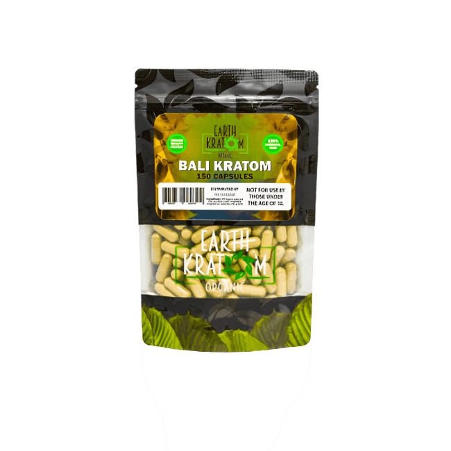 EARTH KRATOM CAPSULES 150CT - BALI - Seven Tech