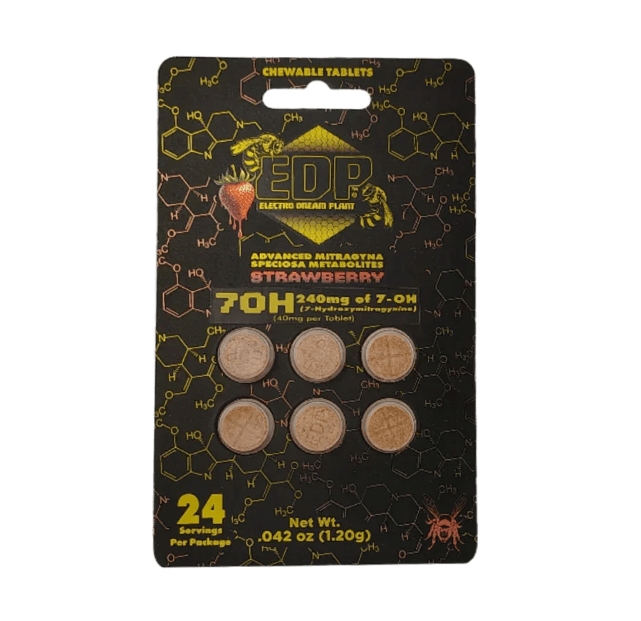 EDP 6ct 7OH Chewable Tabs Strawberry 40mg per Tablet - Seven Tech