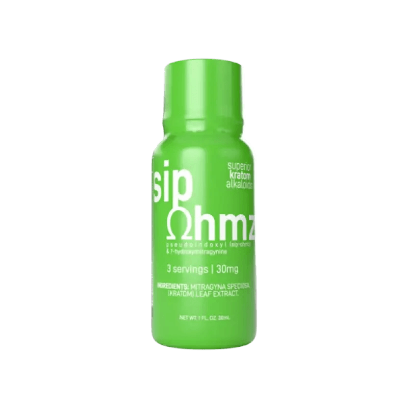 Sip Ohmz Exodus 7-Hydroxymitragynine Mint Kratom Extract Shot 30mg - Seven Tech