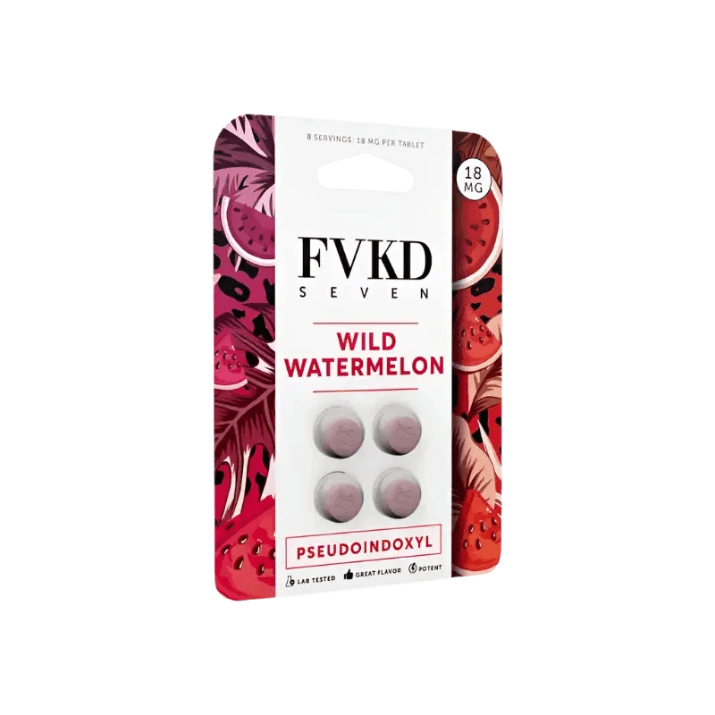 FVKD Seven 4ct Psuedoindoxyl Tabs Wild Watermelon 18mg per Tablet - Seven Tech