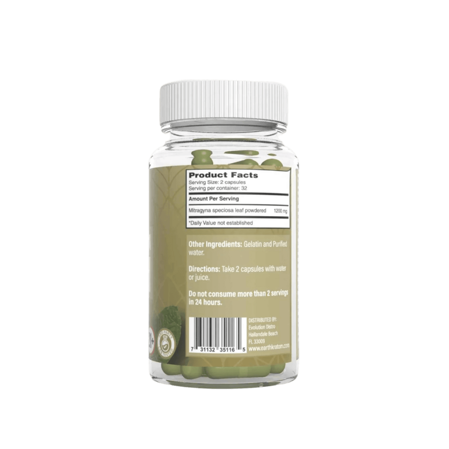 XTREME SPECIOSA CAPSULES 65CT - MAENG DA GREEN VEIN - Seven Tech