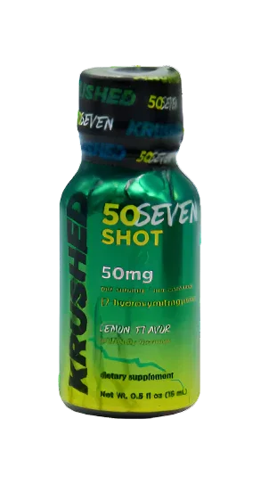 Krushed 7-Hydroxymitragynine Lemon Liquid Kratom Extract Shot 50mg - Seven Tech
