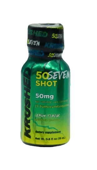 Krushed 7-Hydroxymitragynine Lemon Liquid Kratom Extract Shot 50mg - Seven Tech