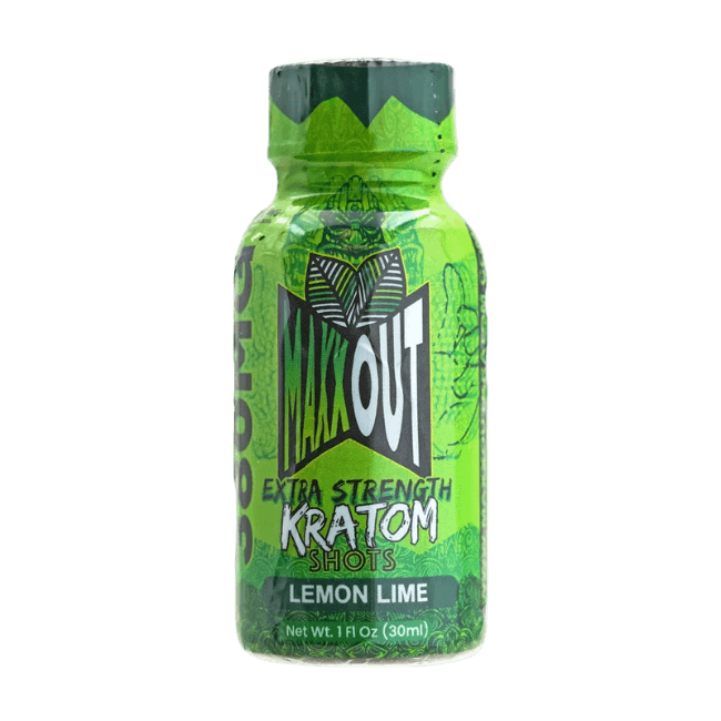 MAXXOUT EXTRA STRENGTH KRATOM SHOT 380MG – LEMON LIME - Seven Tech
