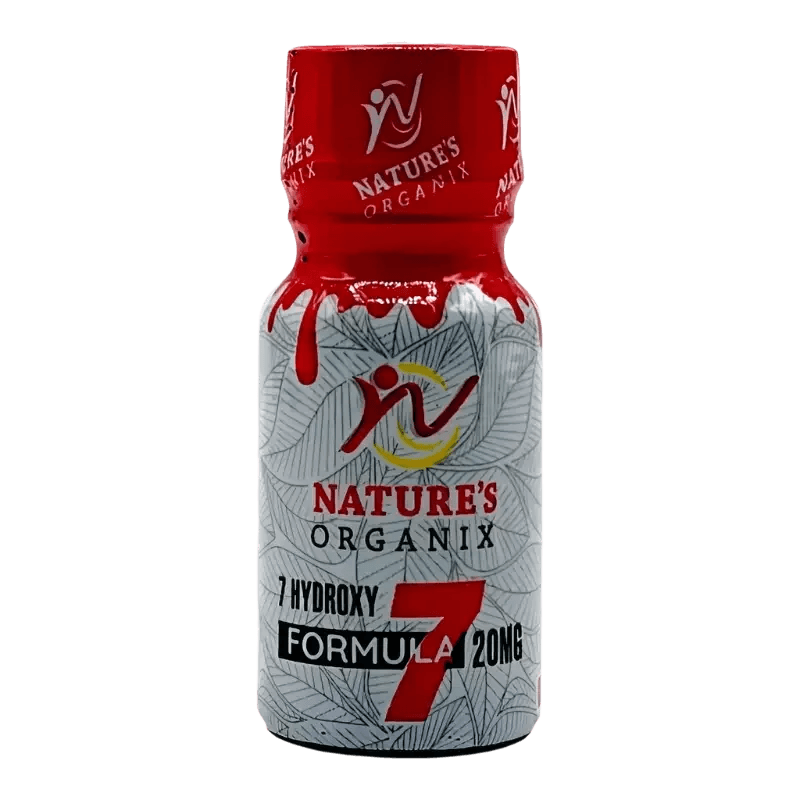 Nature's Organix 7 Hydroxymitragynine Liquid Shot Red 20mg - Seven Tech
