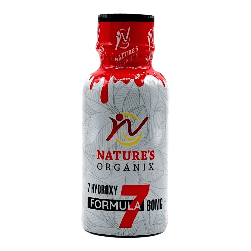 Nature's Organix 7 Hydroxymitragynine Liquid Shot Red 60mg - Seven Tech