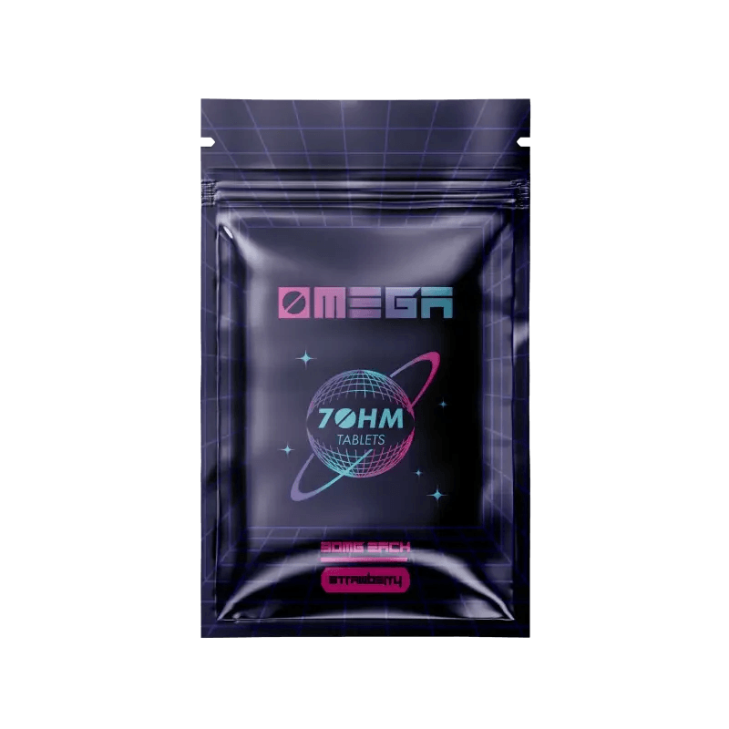 Omega Extrax 25ct 7OH Strawberry Tarts Tabs 30mg per Tablet - Seven Tech