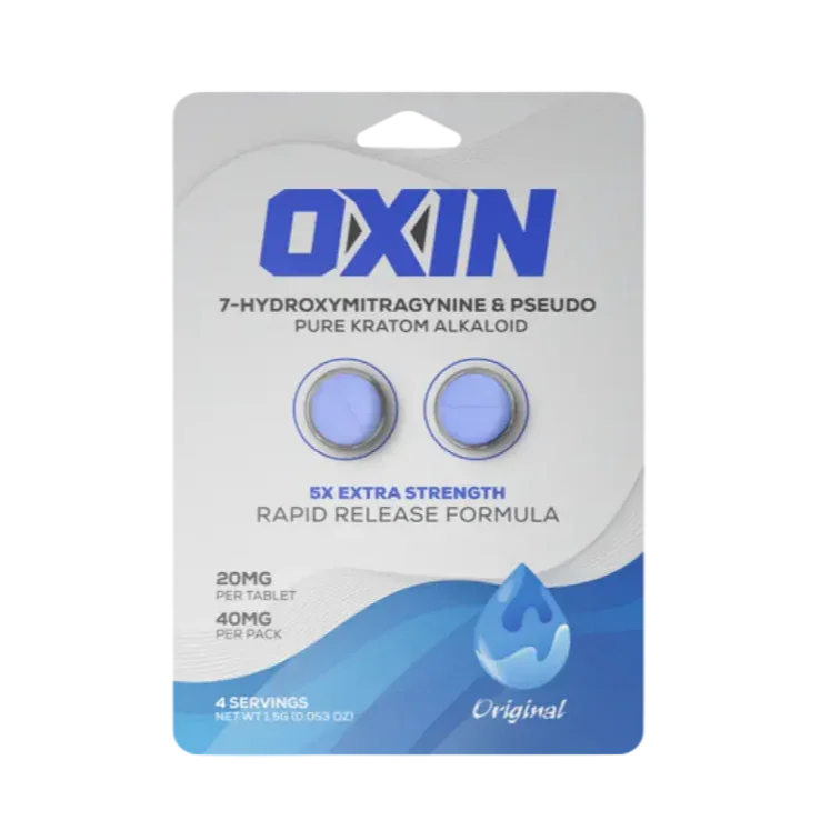 Oxin 2ct 7OH + Psuedo Original Chewable Tabs 20mg Per Tablet - Seven Tech