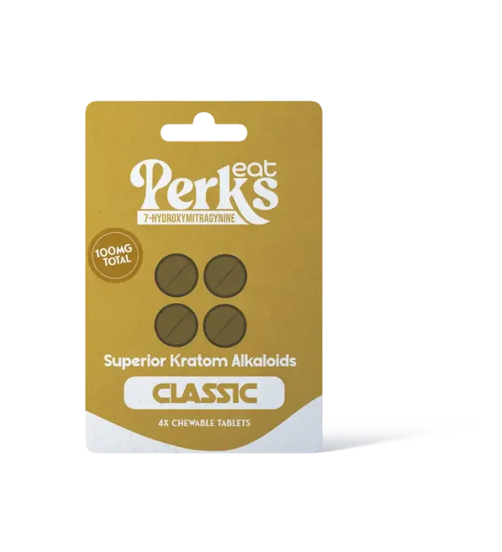 Eat Perkz 4ct 7OH Classic Chewable Tabs 25mg Per Tablet - Seven Tech