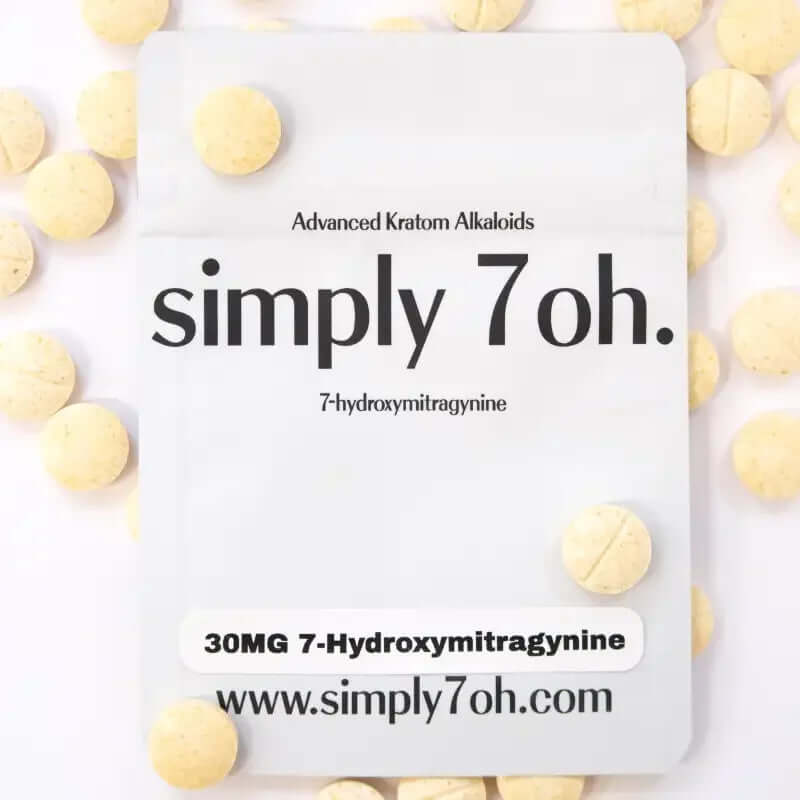 Simply 7oh 50ct 7OH Blue Razz Tabs 30mg Per Tablet - Seven Tech