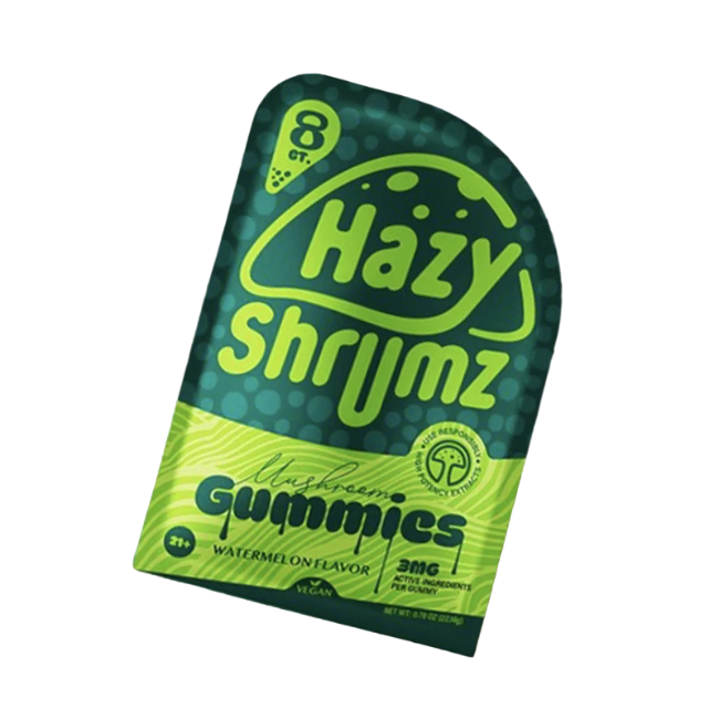 HAZY SHRUMZ GUMMIES 8CT / 0.78OZ - WATERMELON - Seven Tech