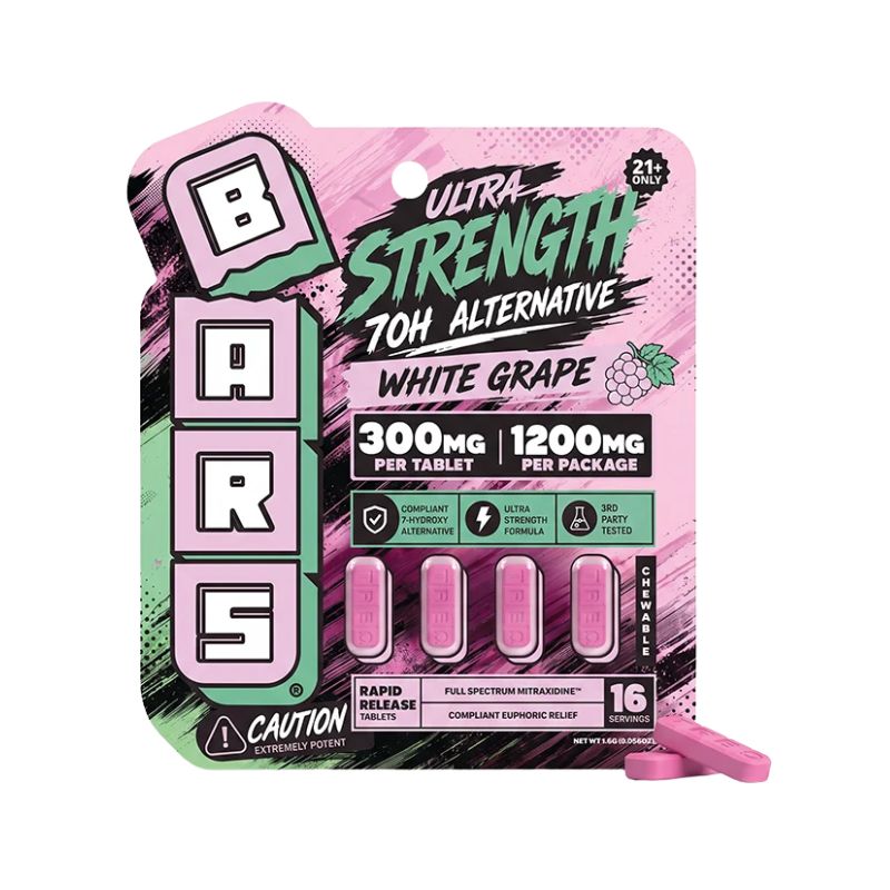 Tre House Bars Ultra Strength 7OH Alternative Tablets 4ct 300mg Per Tablet