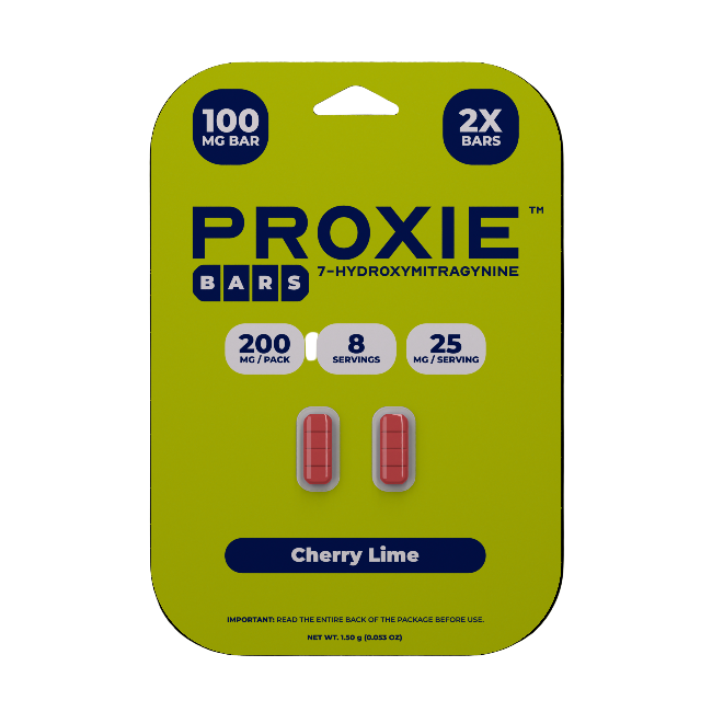 PROXIE BARS 7OH 2CT 200MG (100MG PER TABLET) - CHERRY LIME