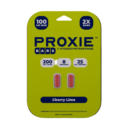 PROXIE BARS 7OH 2CT 200MG (100MG PER TABLET) - CHERRY LIME