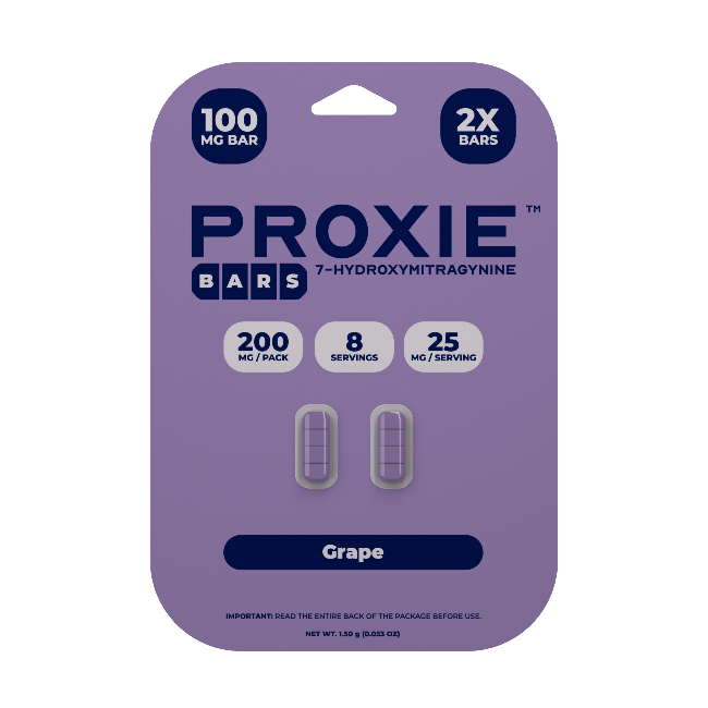 PROXIE BARS 7OH 2CT 200MG (100MG PER TABLET) - GRAPE