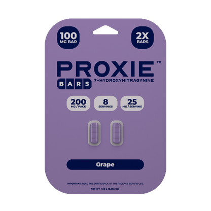 PROXIE BARS 7OH 2CT 200MG (100MG PER TABLET) - GRAPE