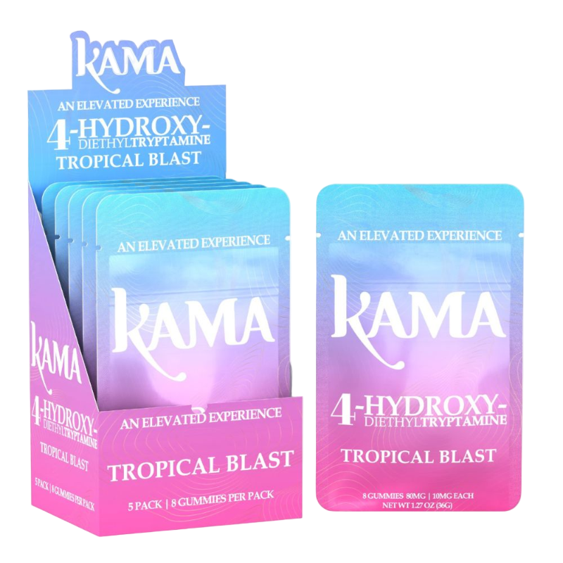 KAMA 4-Hydroxy Gummies Tropical Blast 8ct - 80mg (NOT 7OH)