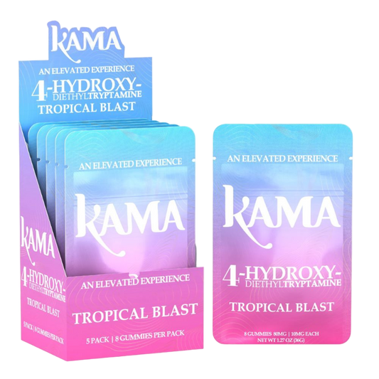 KAMA 4-Hydroxy Gummies Tropical Blast 8ct - 80mg (NOT 7OH)