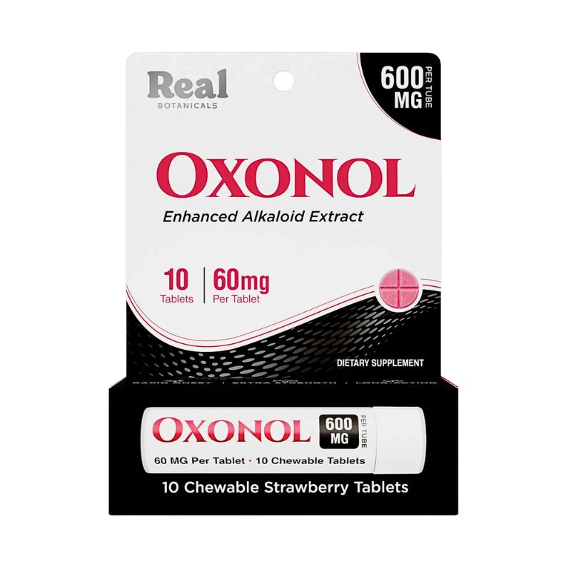 Real Botanicals Oxonol Enhanced Alkaloid Extract Chewable 60mg Per Tablet