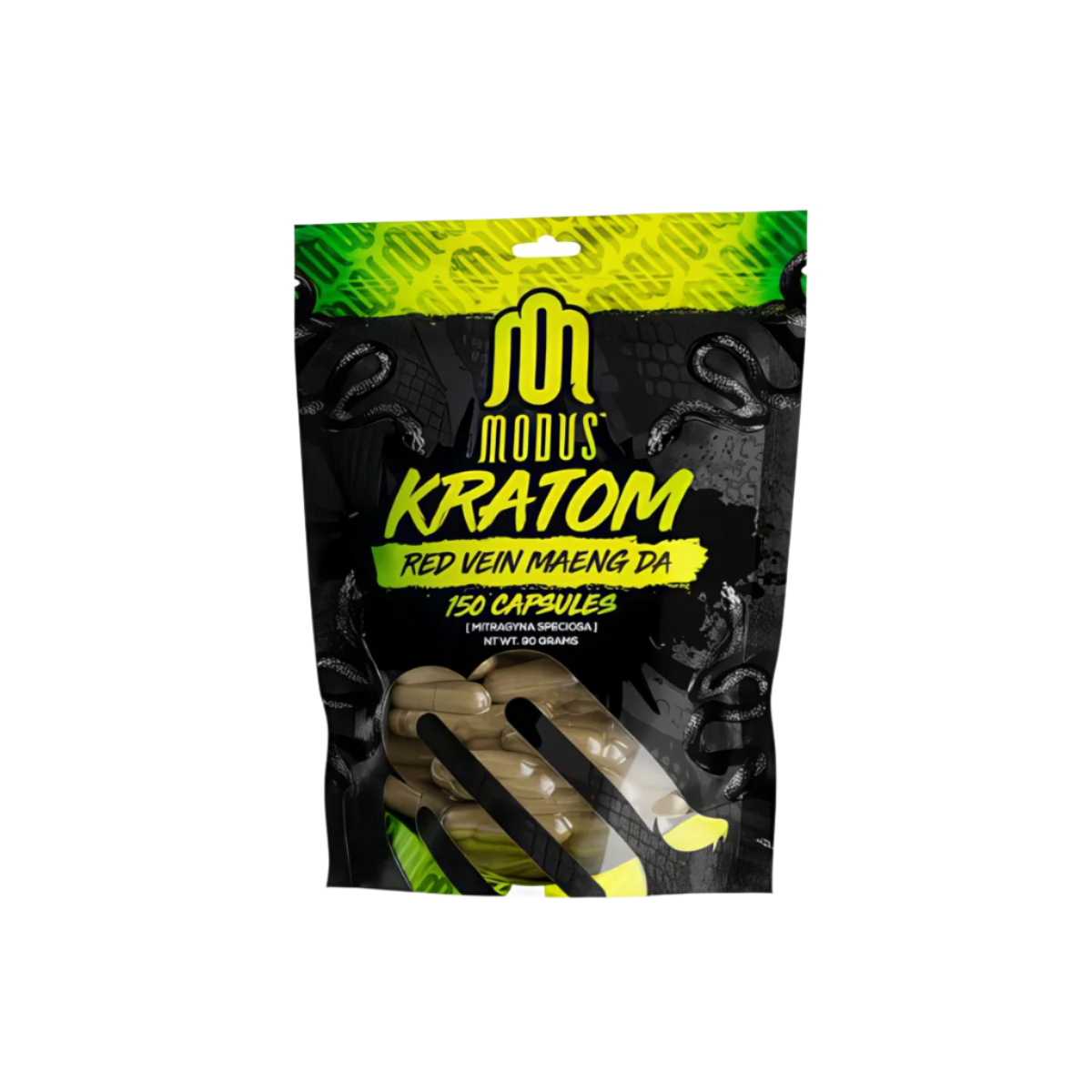MODUS KRATOM CAPSULES 150CT - MAENG DA RED VEIN - Seven Tech