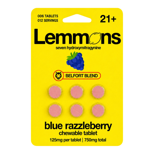 Lemmons 7-Hydroxymitragynine Chewable Tablets 6ct 125mg per Tablet