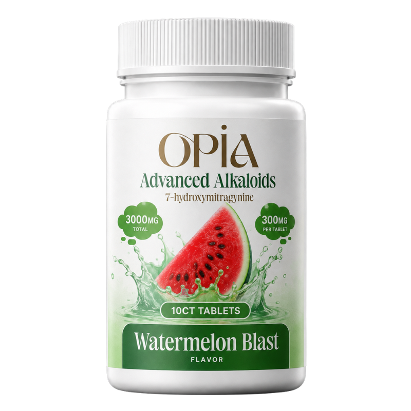 Opia Advanced Alkaloids 7-Hydroxymitragynine Tablets 10ct 300mg Per Tablet
