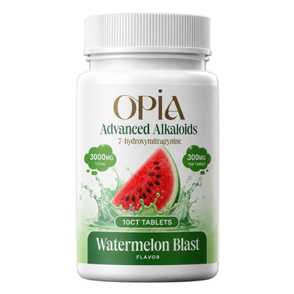 Opia Advanced Alkaloids 7-Hydroxymitragynine Tablets 10ct 300mg Per Tablet