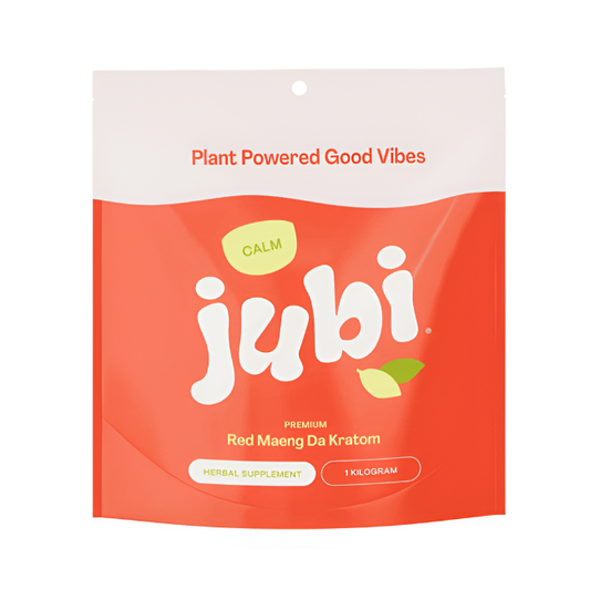 Jubi Calm Red Maeng Da Kratom Powder 1kg - Seven Tech