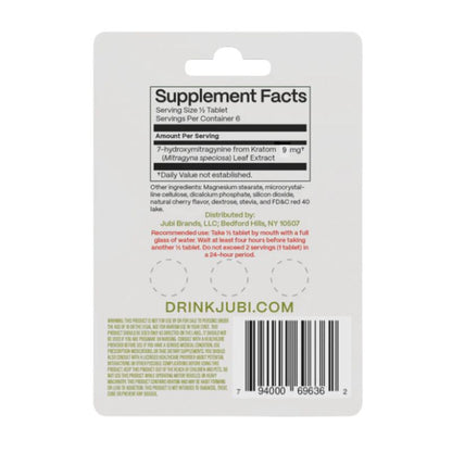 Jubi 7-Hydroxymitragynine Tablets 3ct 18mg Per Tablet